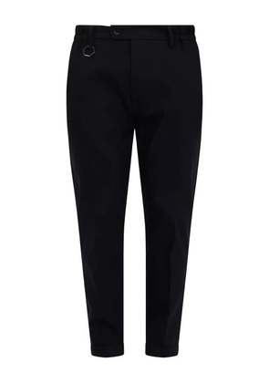 YES LONDON hexagon-detail trousers - Black