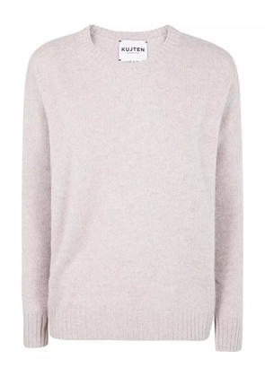 kujten crew-neck cashmere sweater - Neutrals
