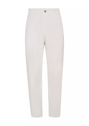 Brunello Cucinelli utility-pocket gabardine trousers - Neutrals