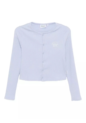 CHOCOOLATE logo-embroidered top - Blue