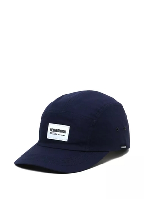 Neighborhood logo-patch cap hat - Blue