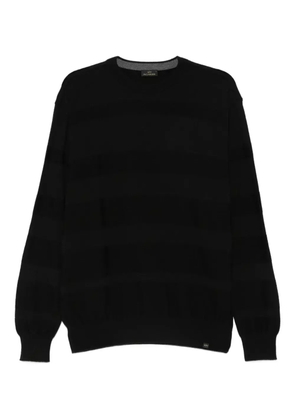 Paul & Shark striped wool sweater - Black
