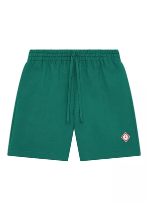 Casablanca monogram jacquard shorts - Green