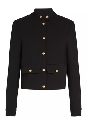 Karl Lagerfeld mock-neck jacket - Black