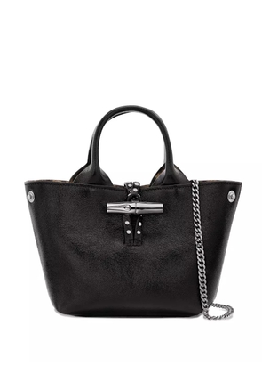 Longchamp Le Roseau studded mini bag - Black