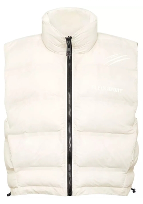 Plein Sport Scratch-print padded vest - Grey