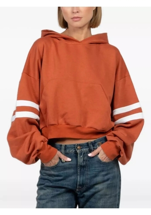 FREEDÉR stripe-detail hoodie - Orange