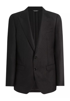 Dolce & Gabbana two-button notch-lapel jacket - Black