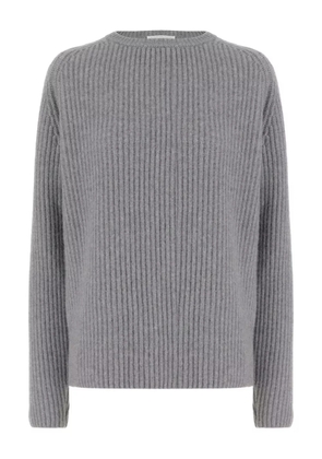 OLIVER LATTUGHI ribbed crew-neck sweater - Grey