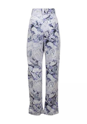 Baum Und Pferdgarten geometric-print trousers - Purple