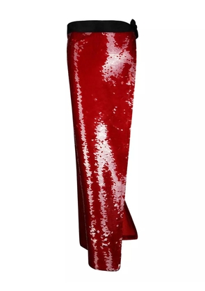 Maria Calderara sequinned skirt - Red