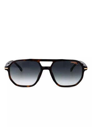 Carrera geometric-frame sunglasses - Brown