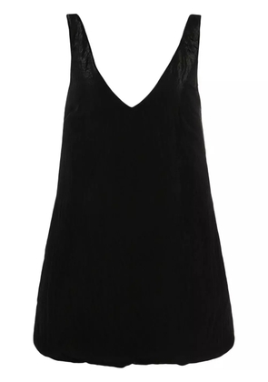 KHAITE V-neck sleeveless dress - Black