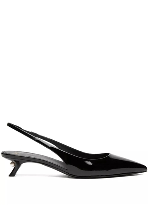 Alevì 35mm pearl-embellished slingback pumps - Black