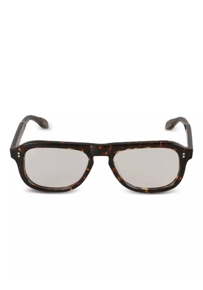 Kador Bravo tortoiseshell pilot-frame glasses - Brown