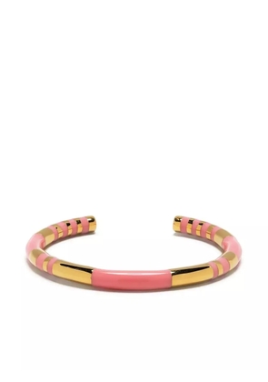 Aurelie Bidermann Positano cuff bracelet - Pink