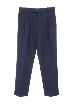 Louis Vuitton Pre-Owned 2010s wool pleated trousers - Blue