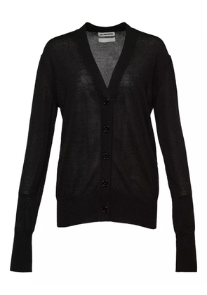 Jil Sander V-neck button-up cardigan - Black