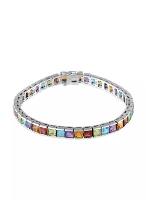 LB Exclusive 18K white gold multi-stone bracelet - Silver