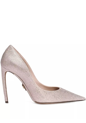 Dolce & Gabbana 105mm crystal-embellished pointed-toe pumps - Pink