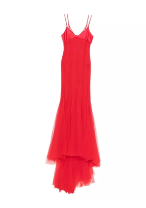 David Koma layered-tulle maxi dress