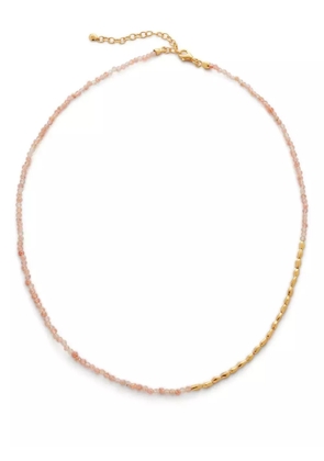 Monica Vinader Mini Nugget gemstone beaded necklace - Gold