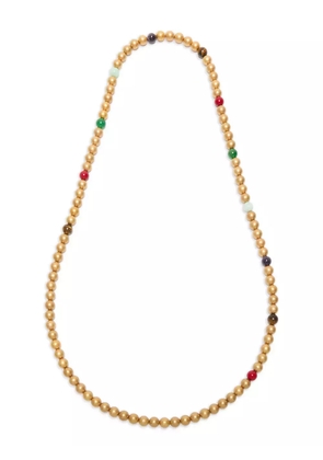 MALIPARMI bead-embellishment necklace - Gold