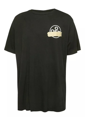 Off-White Pre-Owned 2018 logo-tape t-shirt - Black