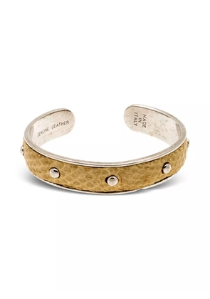 Tod's Vintage leather stud bracelet - Neutrals