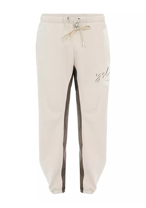 YES LONDON drawstring-waist track pants - Neutrals