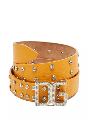 Dolce & Gabbana Pre-Owned 2024 embellishment leather belt - Orange