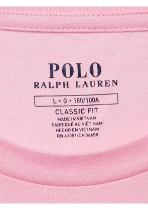 Polo Ralph Lauren Vintage embroidered-logo T-shirt - Pink