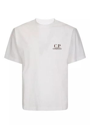 C.P. Company logo-print short-sleeve T-shirt - White