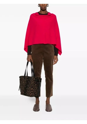 BOMPARD cowl-neck cashmere poncho - Pink