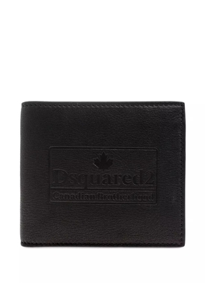 DSQUARED2 embossed logo leather wallet - Black