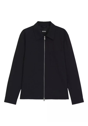 BOSS zip-front pocket jacket - Blue