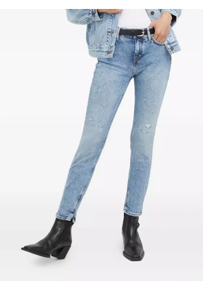 Drykorn light-wash distressed skinny jeans - Blue