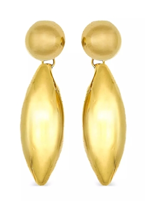Jennifer Gibson Jewellery 1980s Bomb dangle earrings - Gold