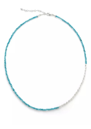 Monica Vinader Nugget Gemstone beaded necklace - Silver