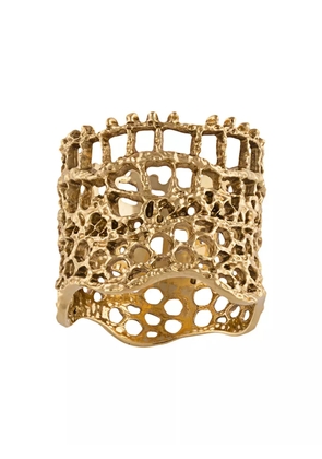 Aurelie Bidermann dentelle bague ring - Metallic
