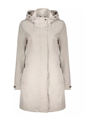 Moorer hooded parka coat - Neutrals