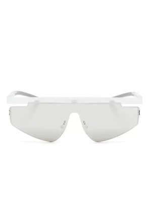 SCUDERIA FERRARI wraparound-frame sunglasses - Silver