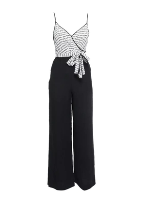 Diane Von Furstenberg Vintage wrap-top jumpsuit - Black