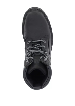 caterpillar lace-up leather hiking boots - Black