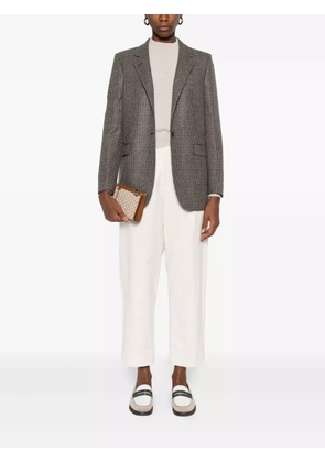 Tagliatore houndstooth virgin-wool blazer - Black