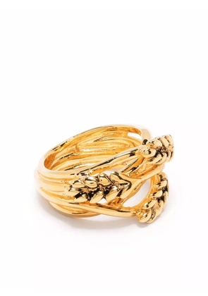 Aurelie Bidermann wheat-detail ring - Gold