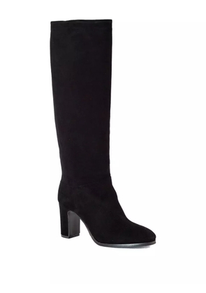 Julie Dee suede block-heel boots - Black