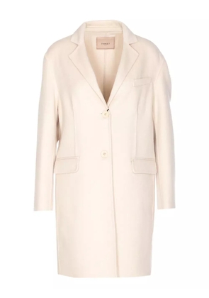 TWINSET button-fastening single-breasted coat - Neutrals