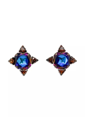 Swarovski Vintage 2000s Kaleidoscope earrings - Purple