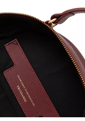 Trussardi Cameo leather backpack - Red